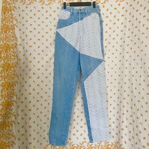 Rocky Mountain Eyelet Jeans 29/9 Vintage USA